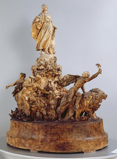 Study for The Triumph of the Republic (plaster) by Aime Jules Dalou